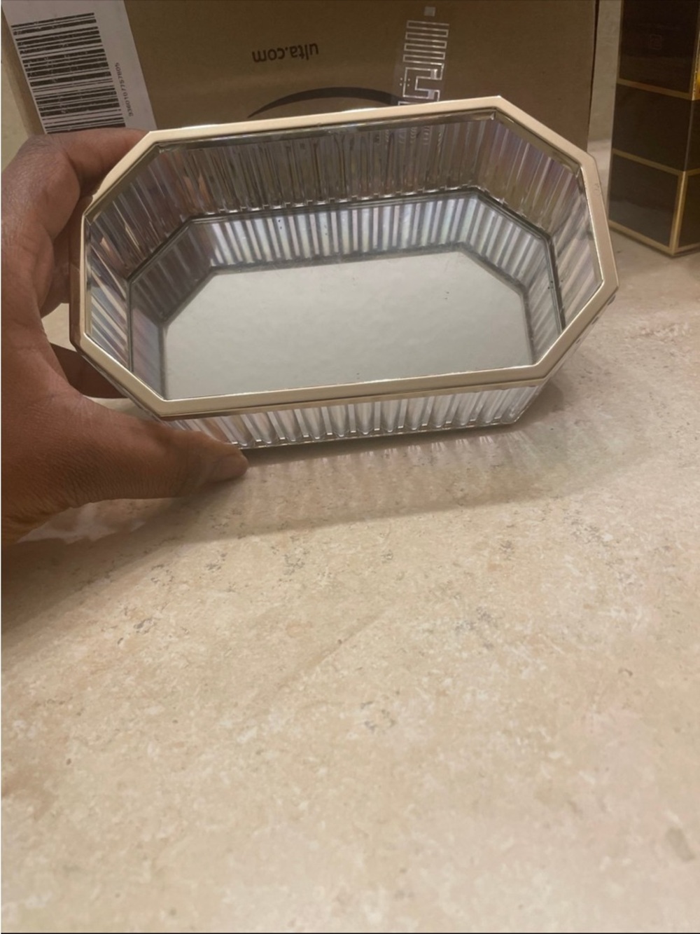 Bath & Body Works Glass perfume Tray